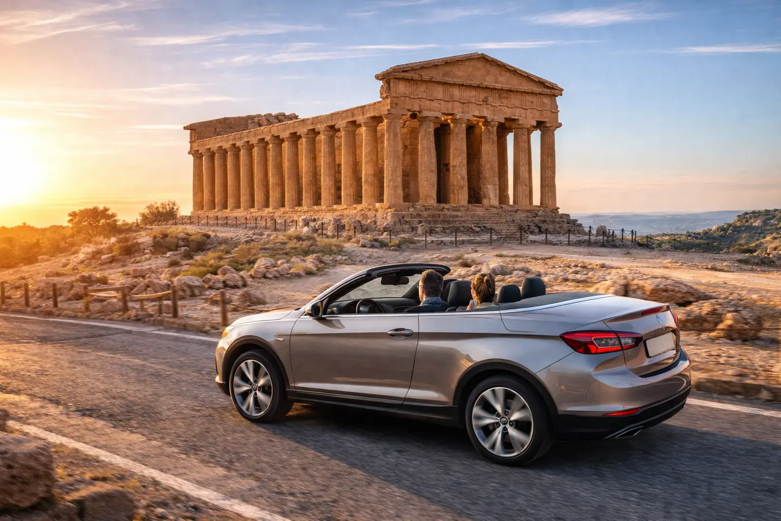 Cabrio mieten Sizilien